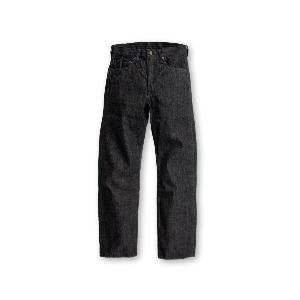 0105BK - Wide Black Denim -