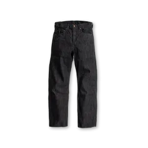 0105BK - Wide Black Denim -