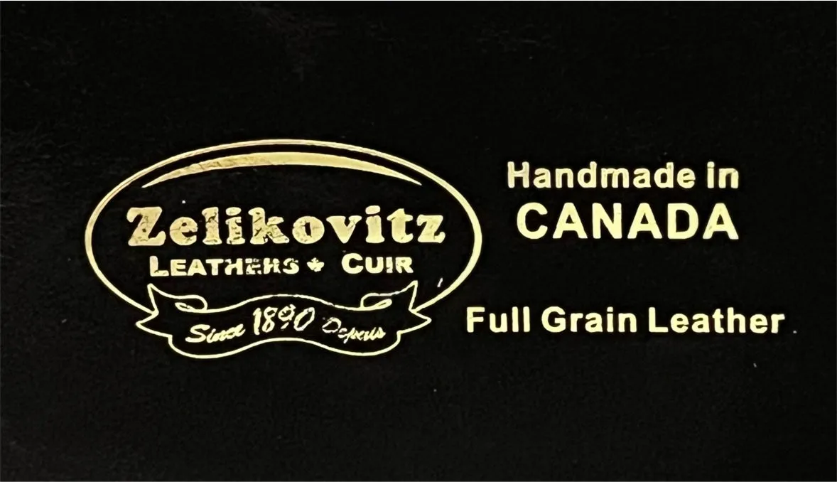 1.25"(32mm) Distressed Full Grain Leather Belt Handmade in Canada by Zelikovitz