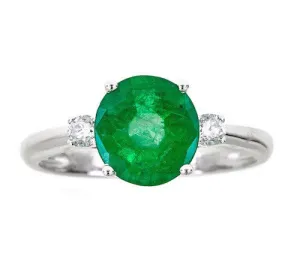 14K GOLD EMERALD RING SKU# 80035