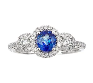 14K GOLD SAPPHIRE RING SKU# 80075