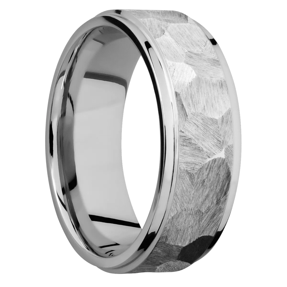 14K White Gold with Rock , Polish Finish