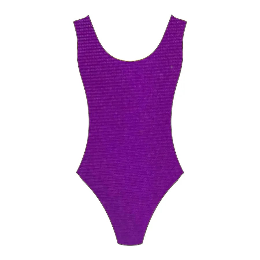 1980s Leotard - Purple