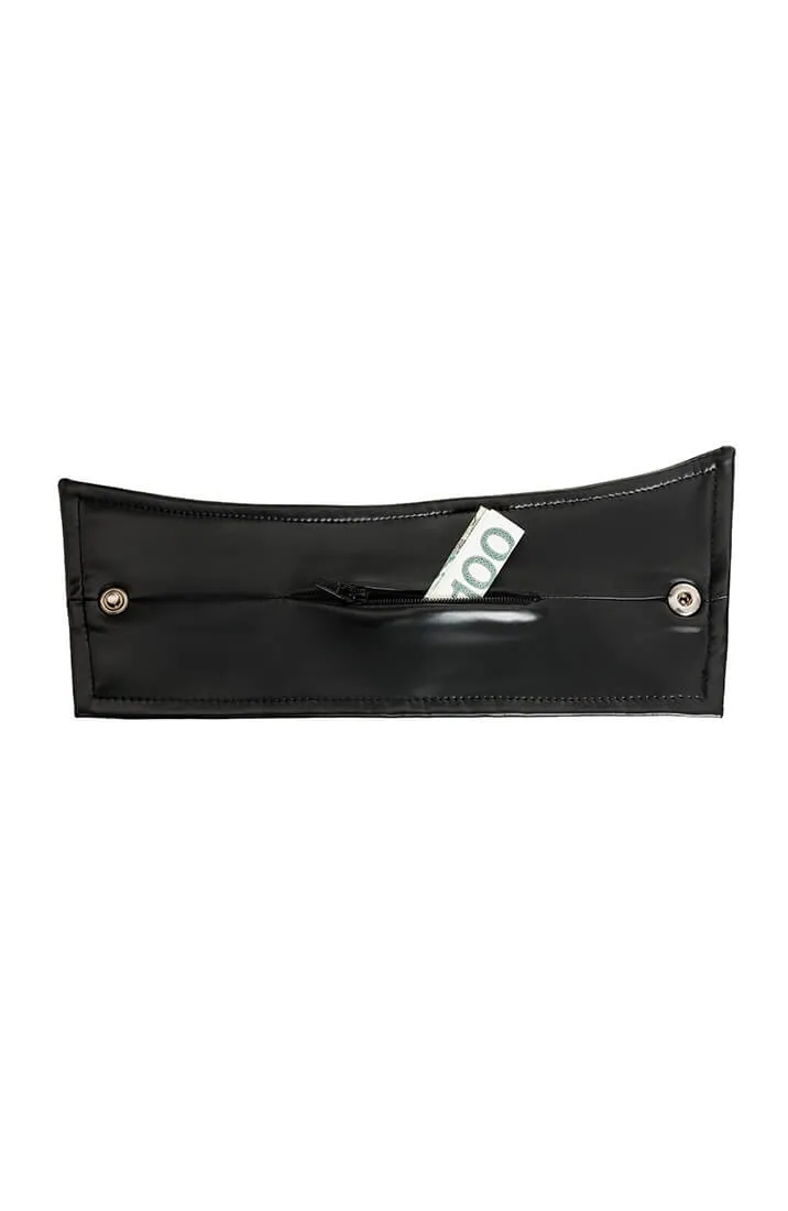 2 x Wrist cuff wallet with hidden zipper