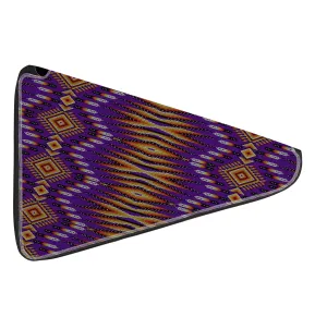 27 Inch Fan Case - Fire Feather Purple