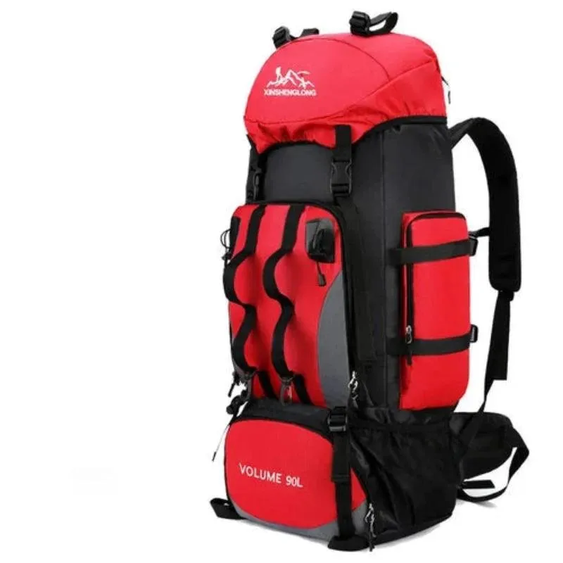 90L Waterproof Hiking Camping Backpack