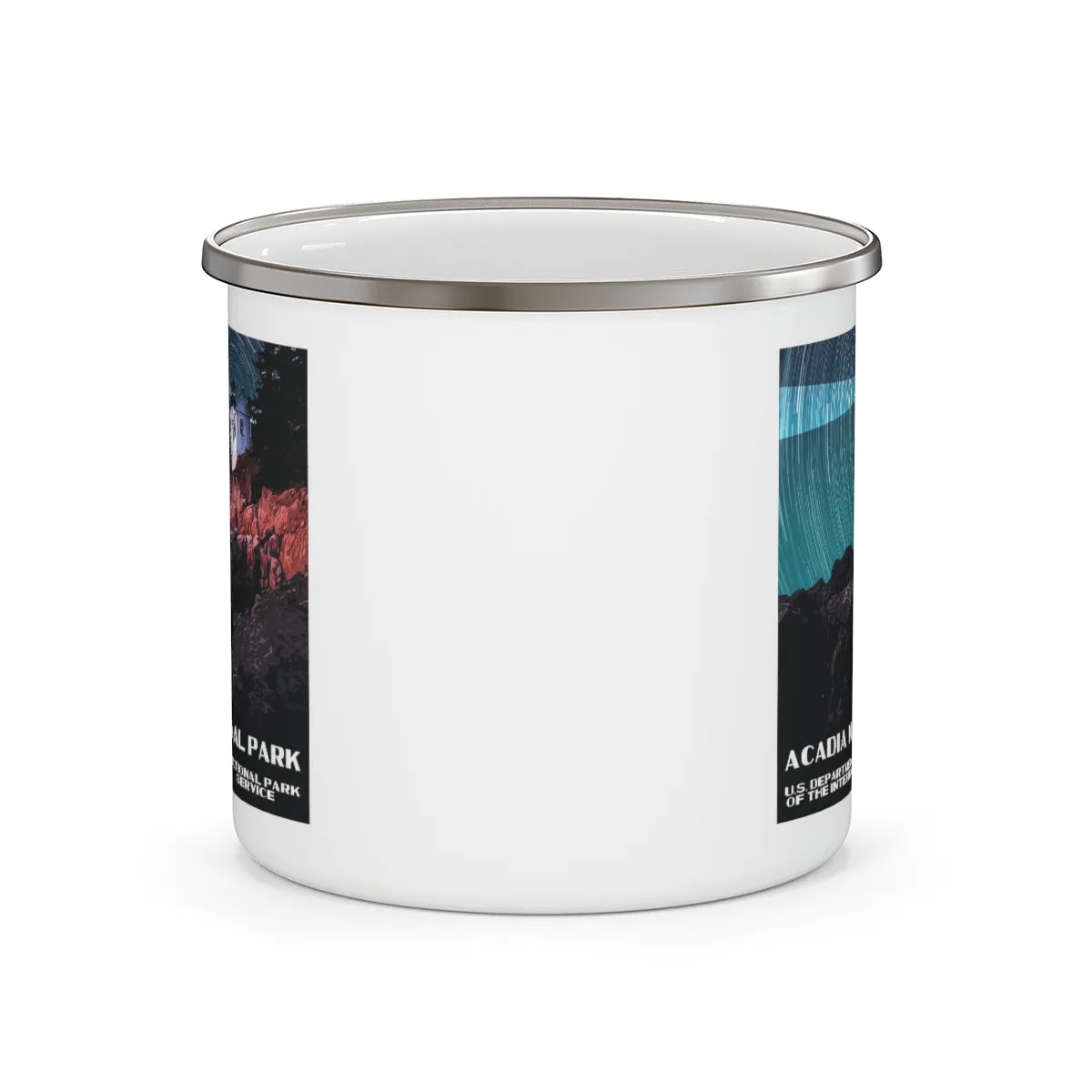 Acadia National Park Enamel Camping Mug