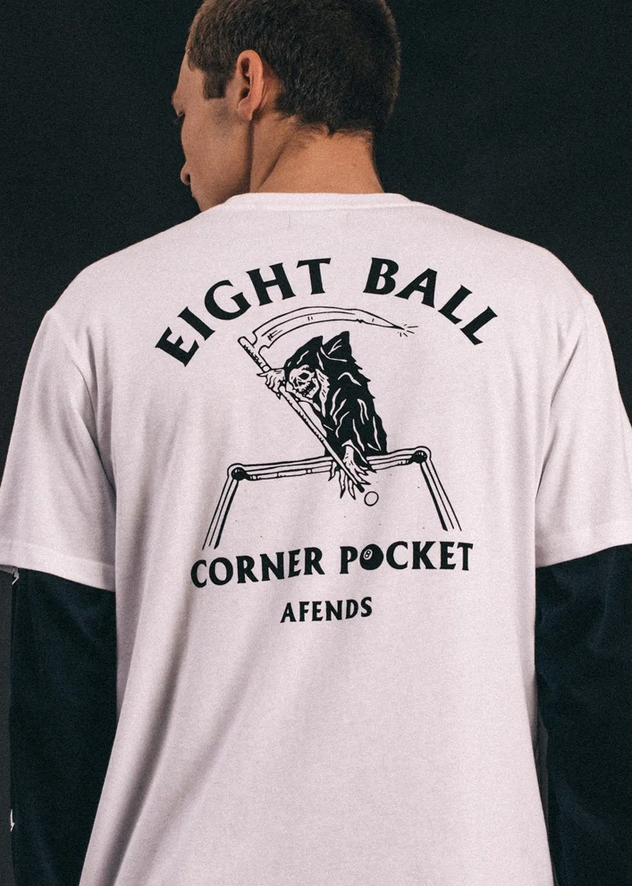 Afends Mens Eight Ball - Retro Fit Tee