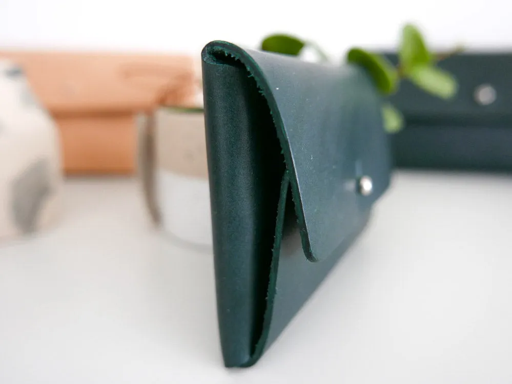 Alpine Green Leather Purse