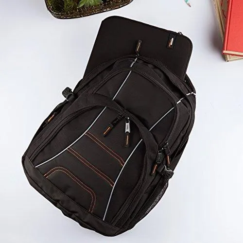 AmazonBasics Laptop Backpack - Fits Up To 17-Inch Laptops