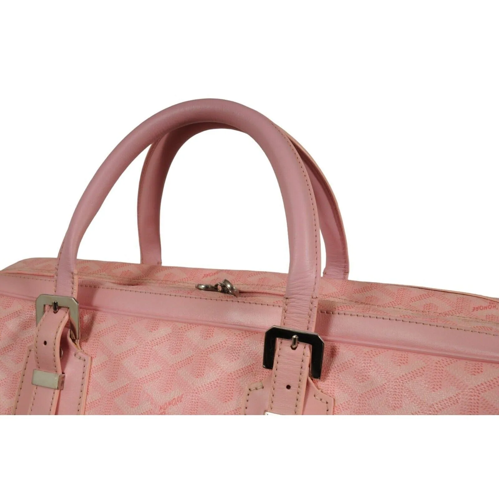 Ambassade MM Pink Zip Briefcase Laptop Computer Travel Shoulder Handbag