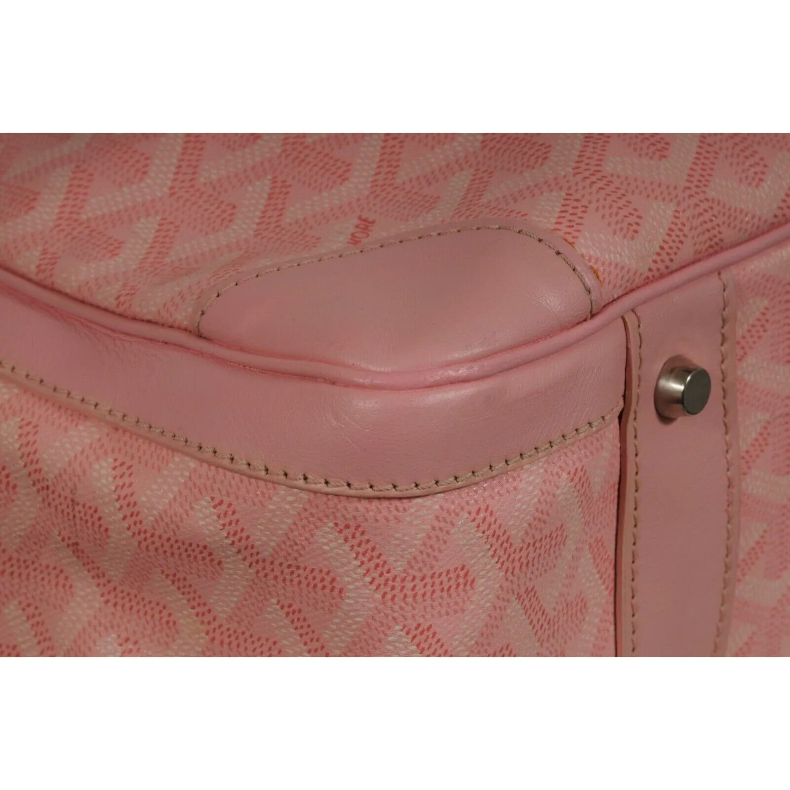 Ambassade MM Pink Zip Briefcase Laptop Computer Travel Shoulder Handbag