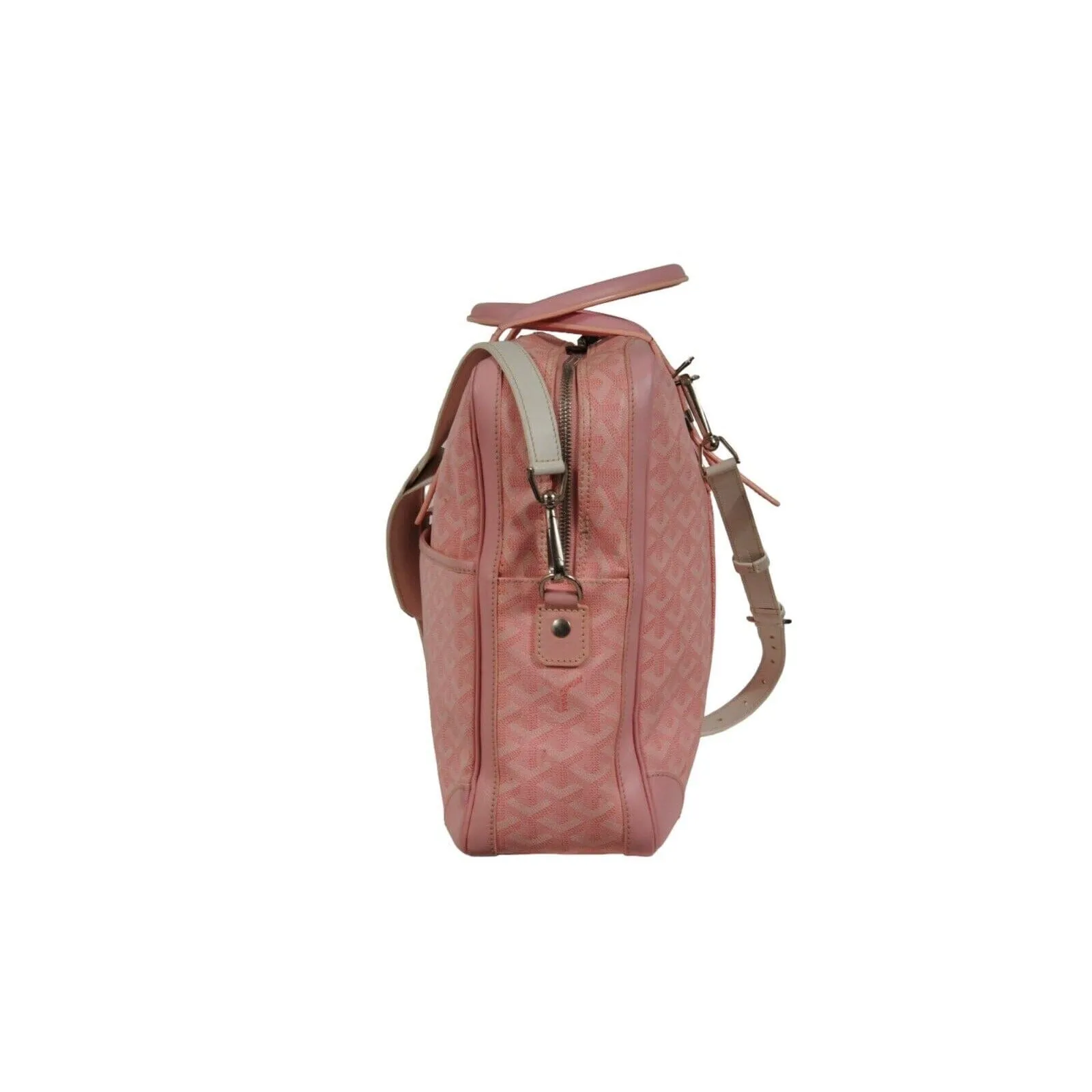 Ambassade MM Pink Zip Briefcase Laptop Computer Travel Shoulder Handbag