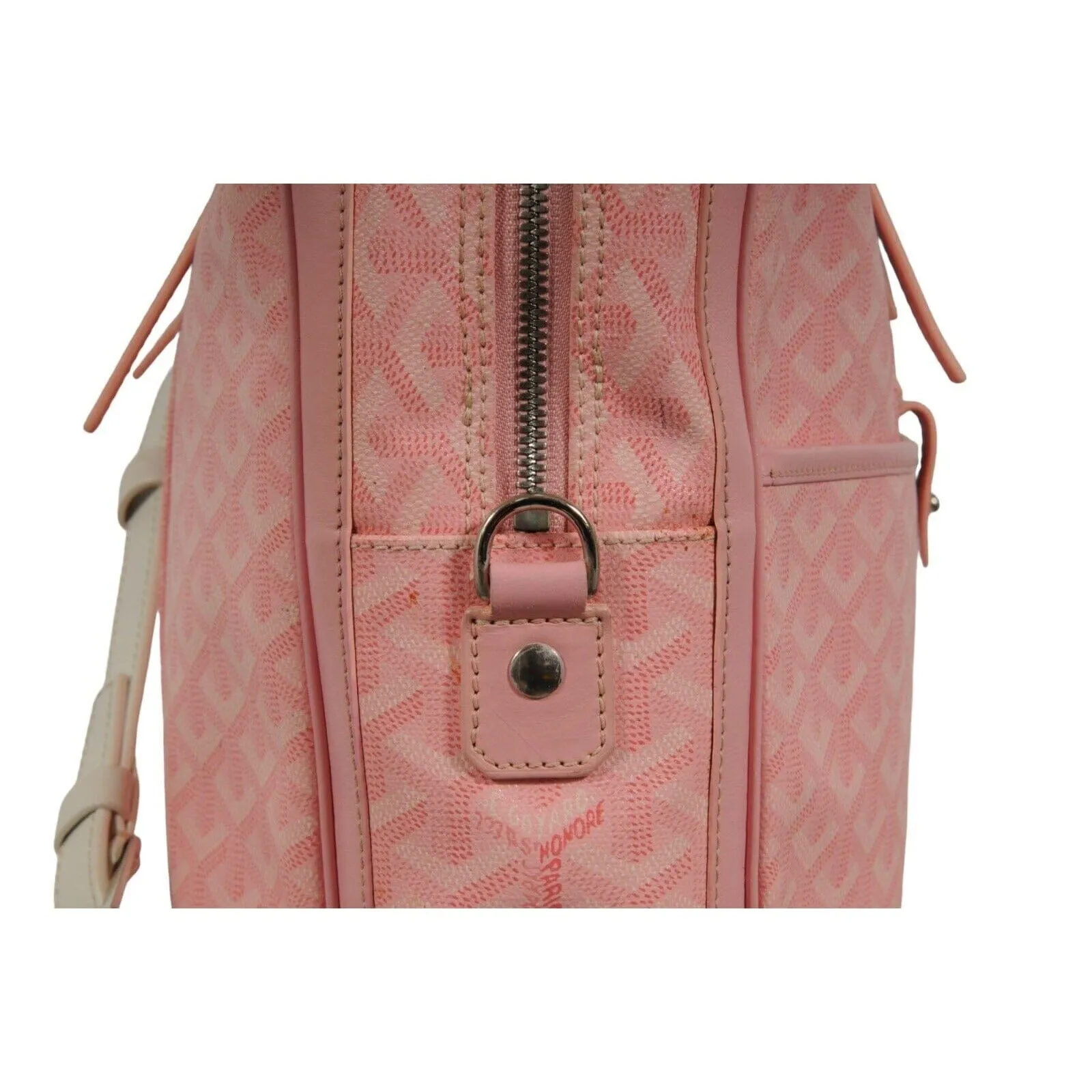 Ambassade MM Pink Zip Briefcase Laptop Computer Travel Shoulder Handbag