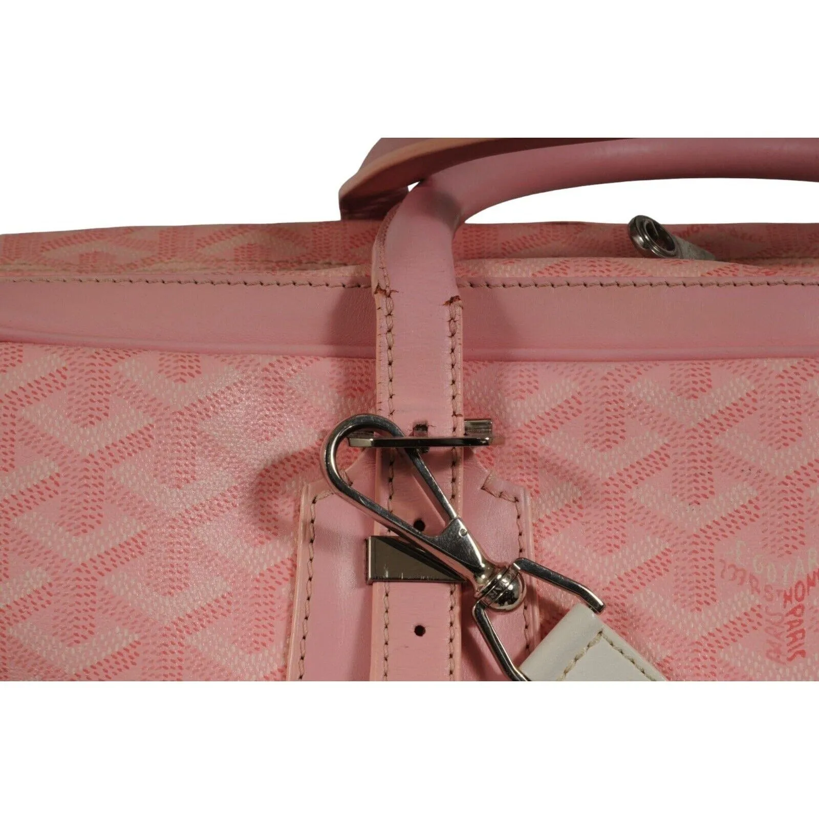 Ambassade MM Pink Zip Briefcase Laptop Computer Travel Shoulder Handbag