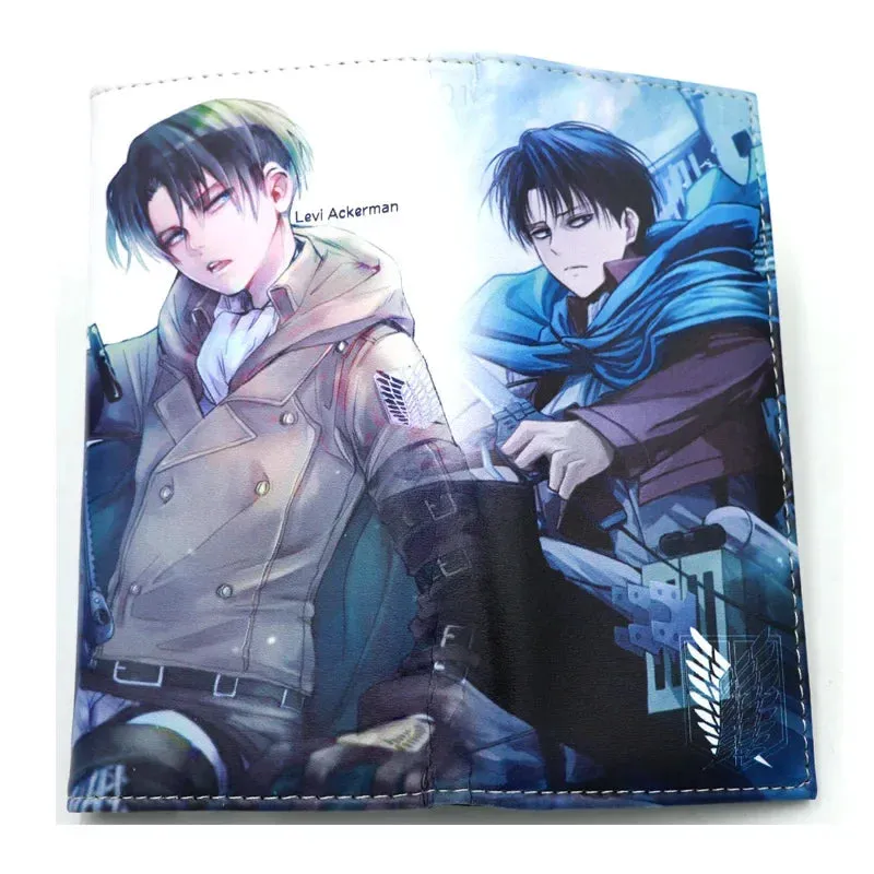 Anime Attack on Titan Long PU Leather Wallet Cartoon Multi-card Holder Purse