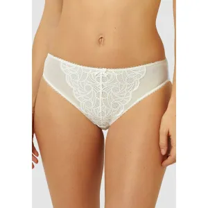 Ariane Classic Lace & Microfiber Brief-Ivory