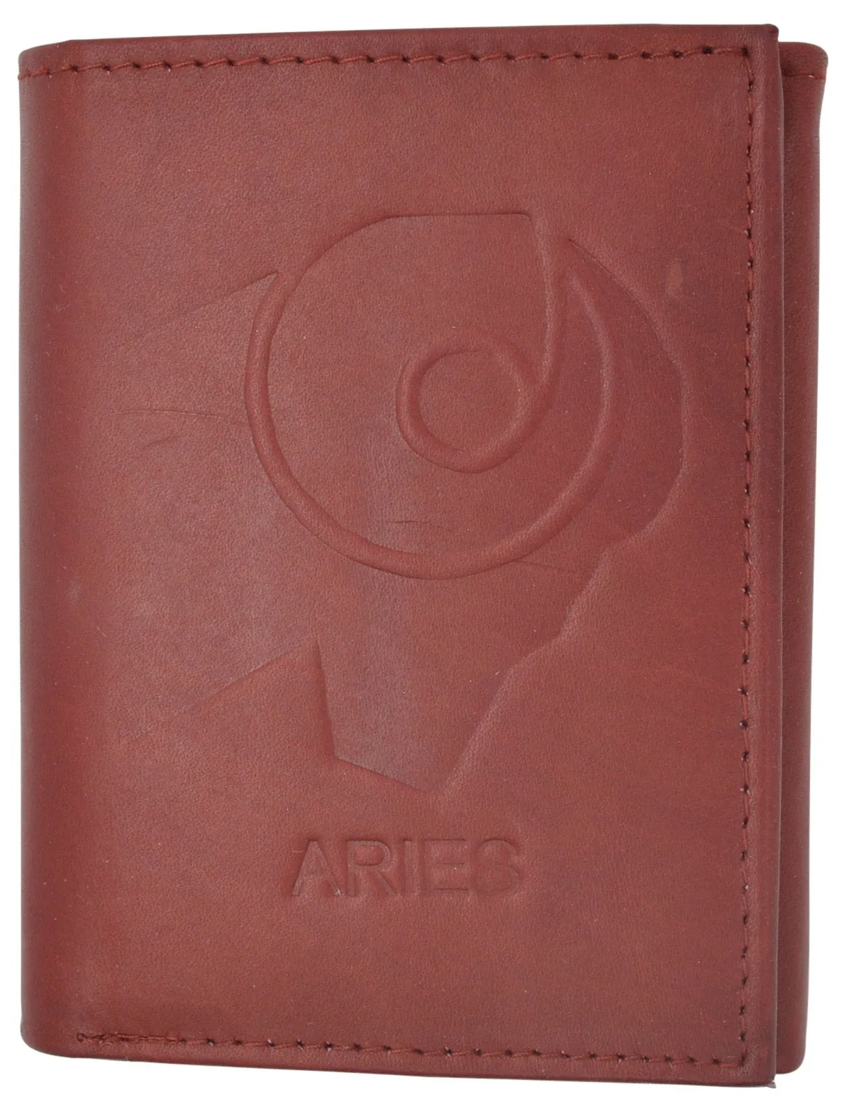 Aries Zodiac Sign Bifold Trifold Genuine Leather Men's Wallets