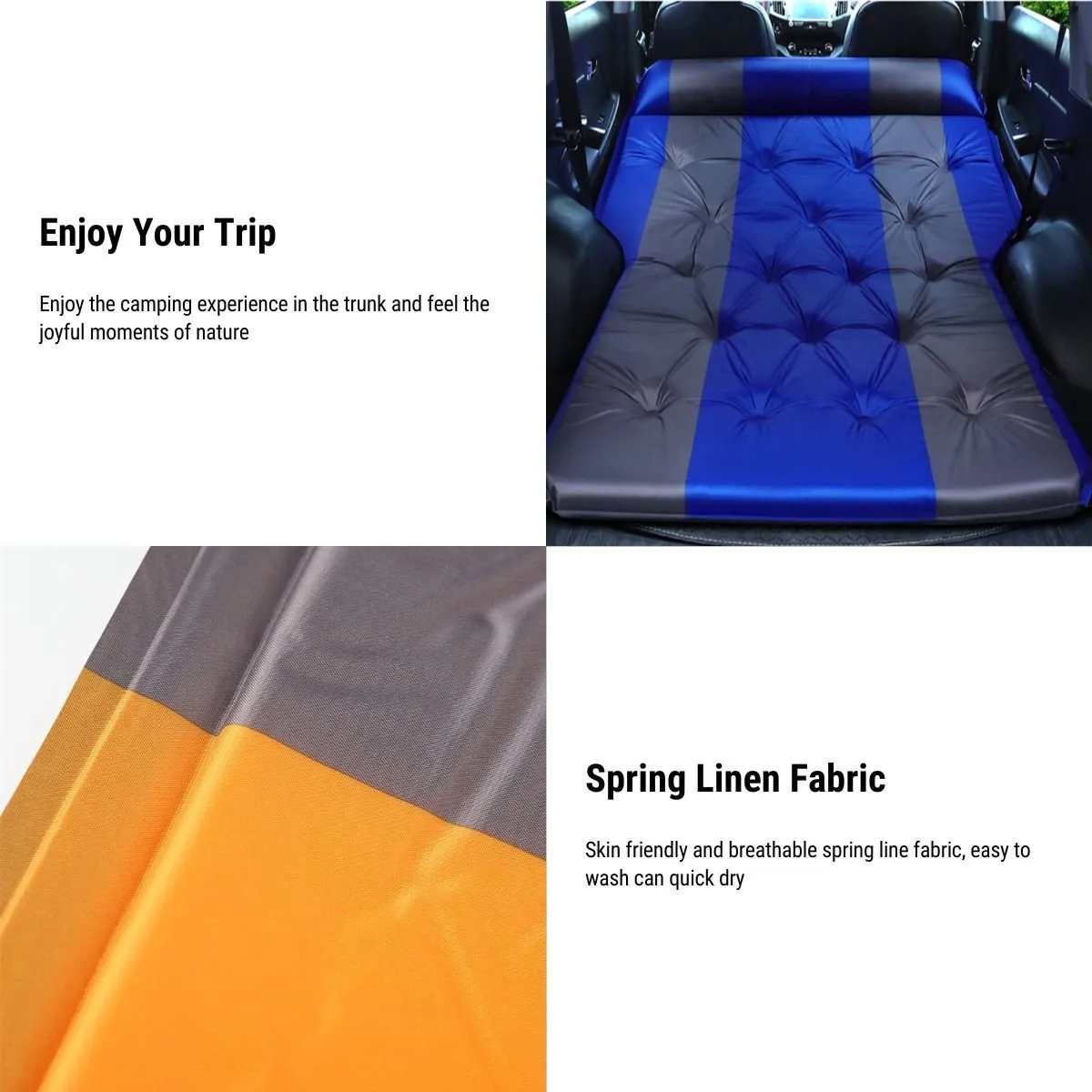 Automatic Inflatable Camping Mattress for Tesla Model Y & Model 3