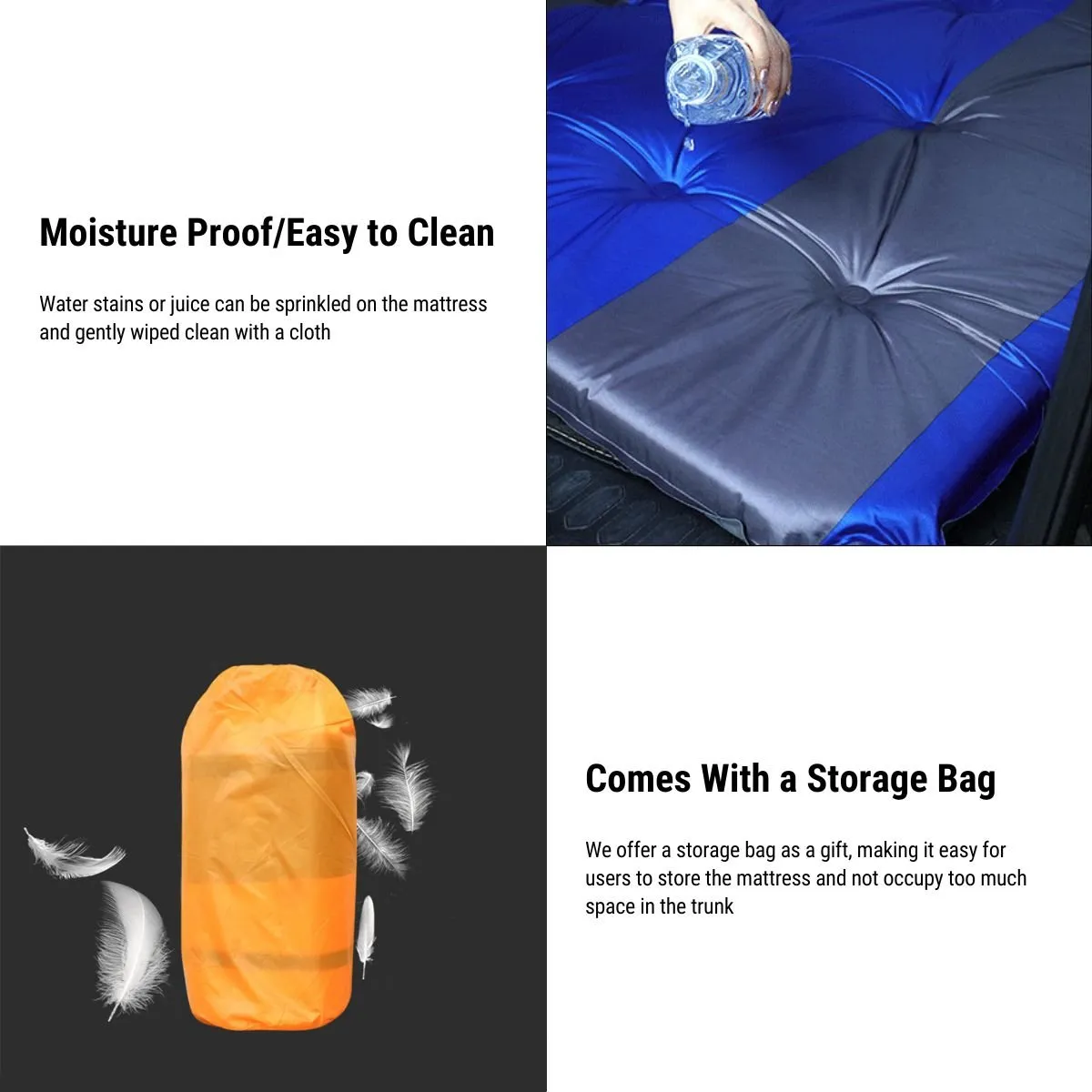 Automatic Inflatable Camping Mattress for Tesla Model Y & Model 3