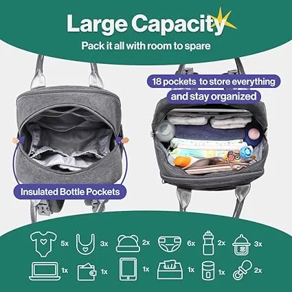 Baby Diaper Bag All-in-one backpack