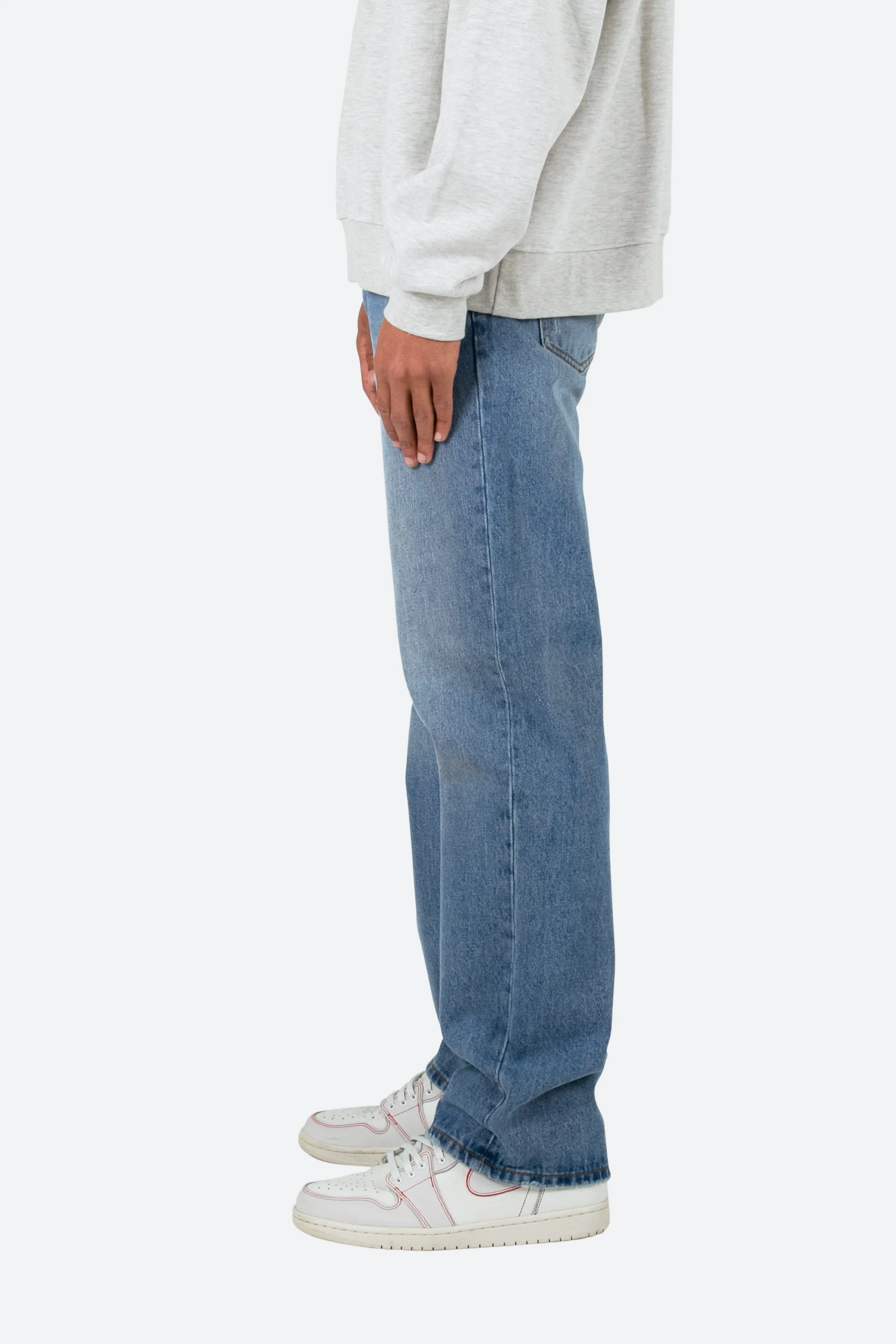 Baggy Every Day Denim - Medium Blue