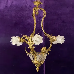 Beautiful Antique Victorian Chandelier - SOLD