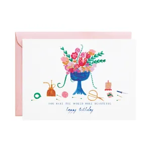 Beautiful Bouquet Birthday Card