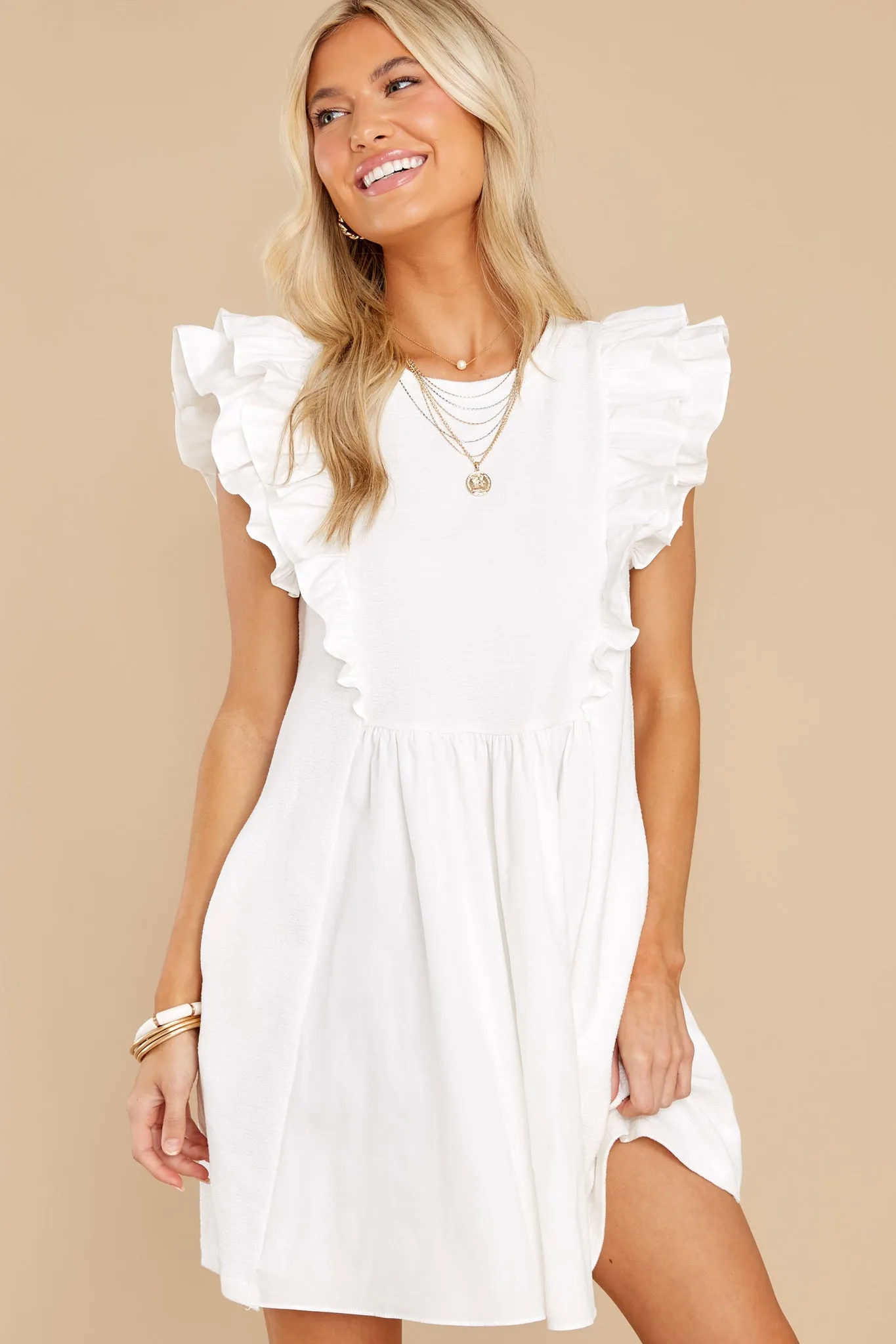 Beautiful Days Ahead White Dress