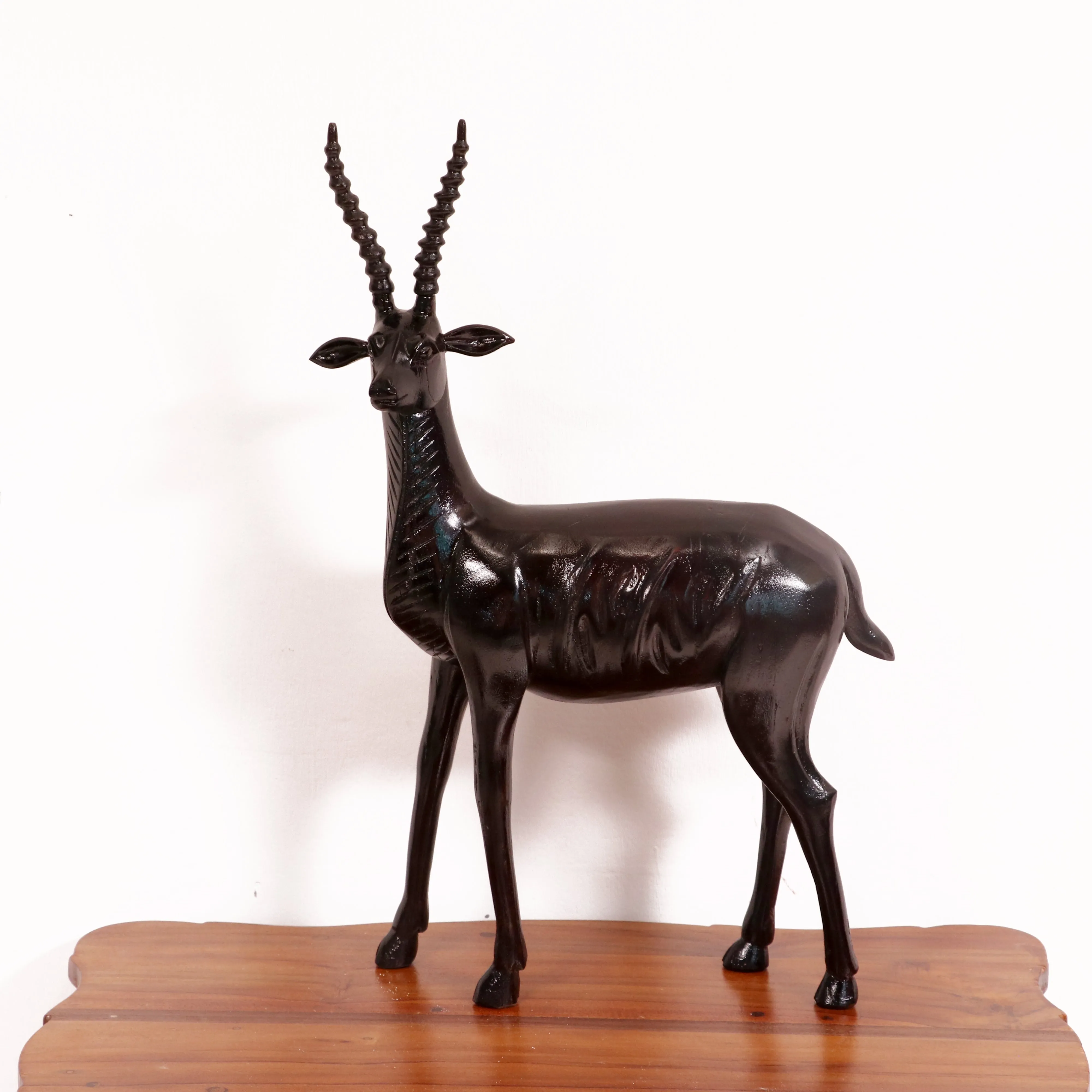 Beautiful detailed solid wood deer