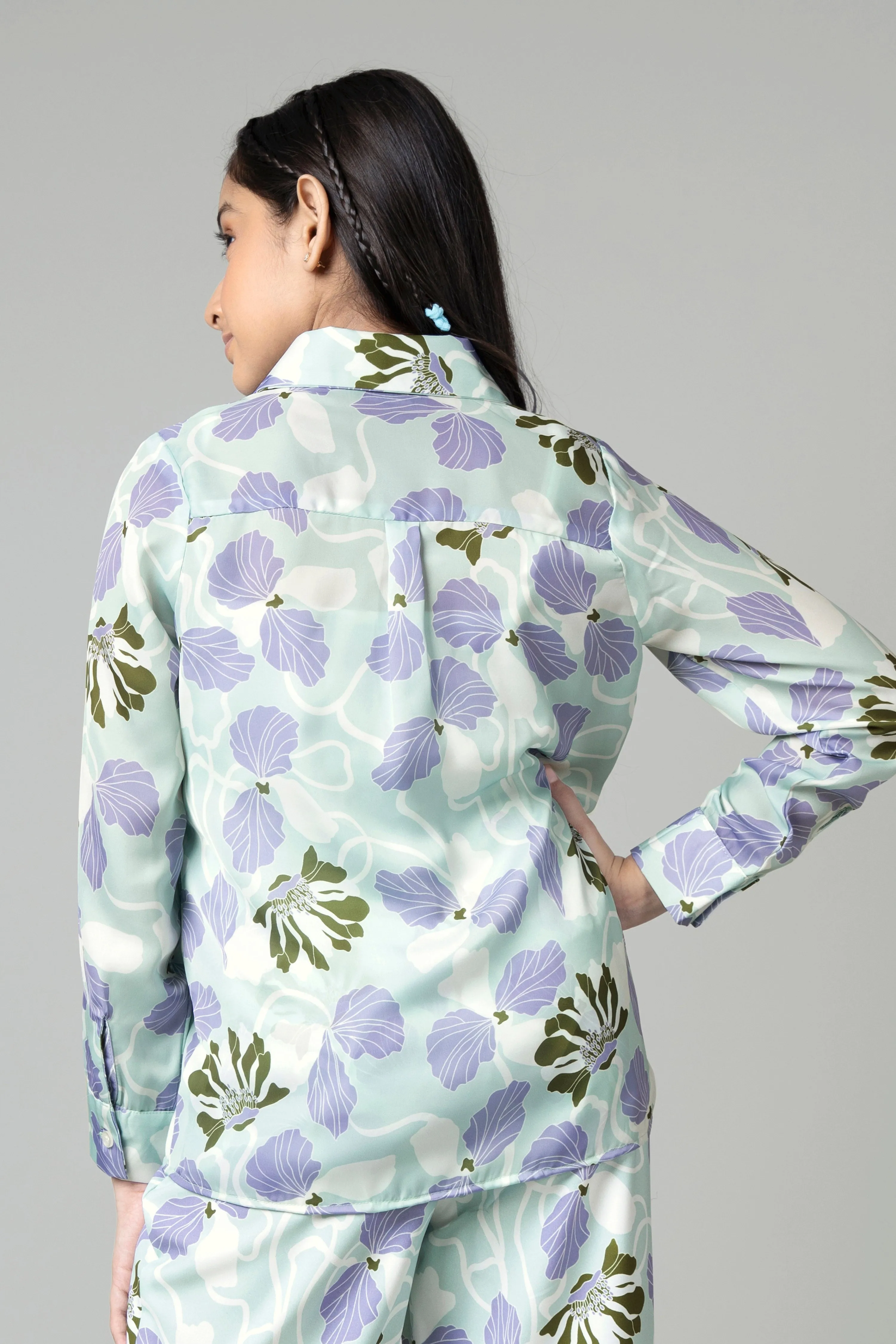 Beautiful Floral Shirt For Girls