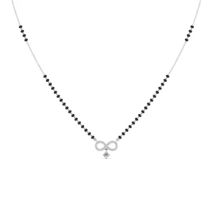 Beautiful Infinity Silver Mangalsutra