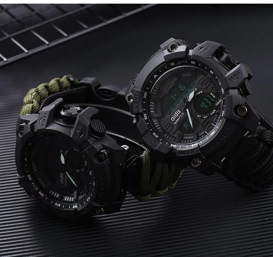 Big Face Military Tactical Watch for Men, Sport Wrist Watch