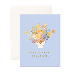 Birthday Beautiful Bouquet Greeting Card