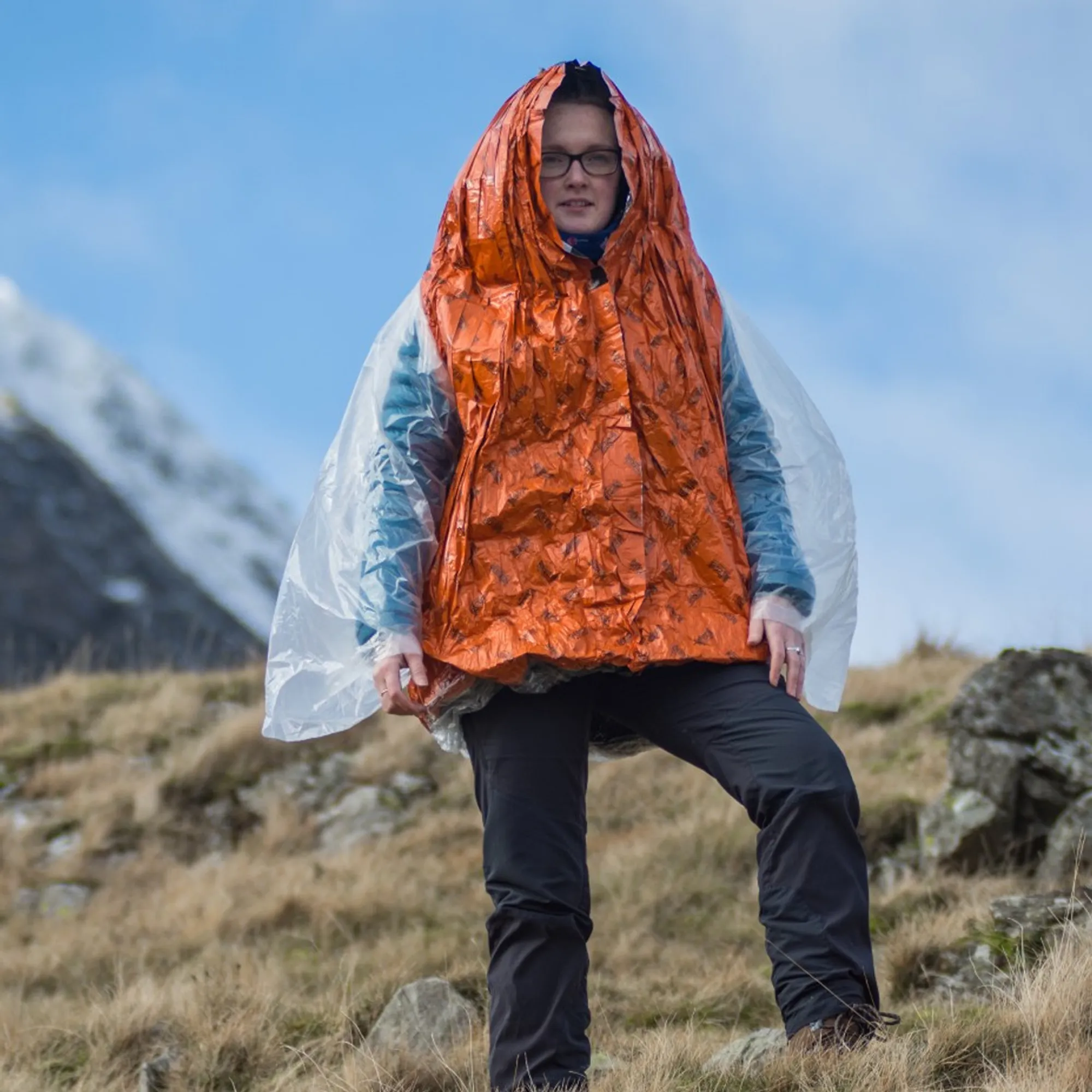 Blizzard 2 Layer Active Range Survival Jacket - Orange