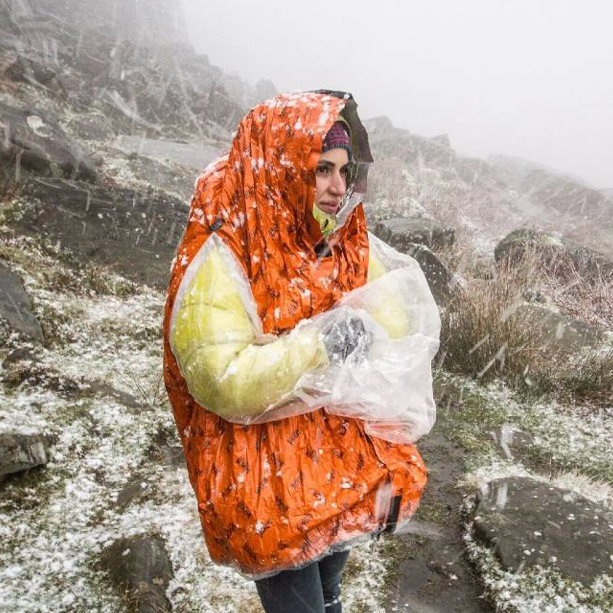 Blizzard 2 Layer Active Range Survival Jacket - Orange