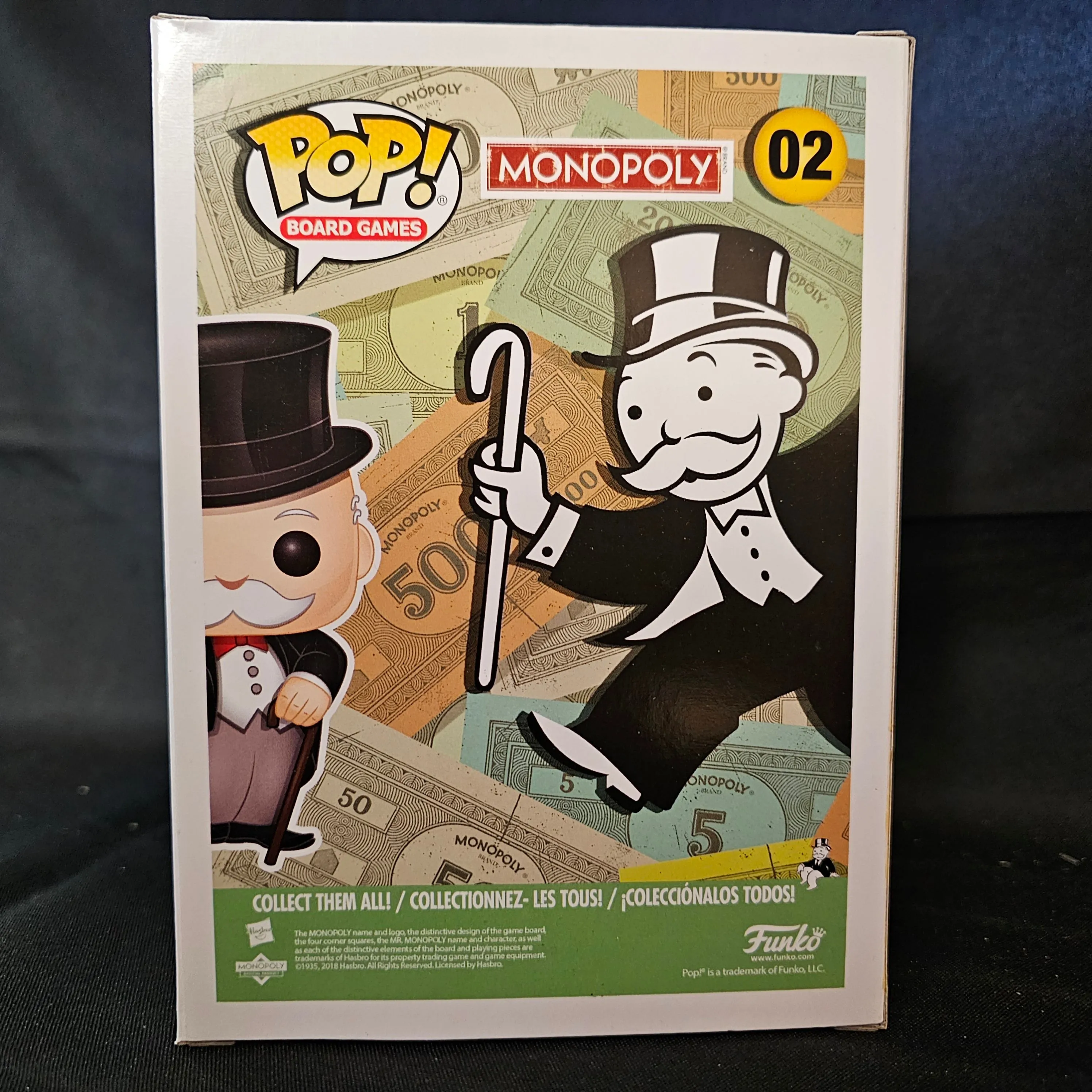 Board Games Pop! Vinyl Figure Mr. Monopoly with Money Bag [Funko-Shop] [02]