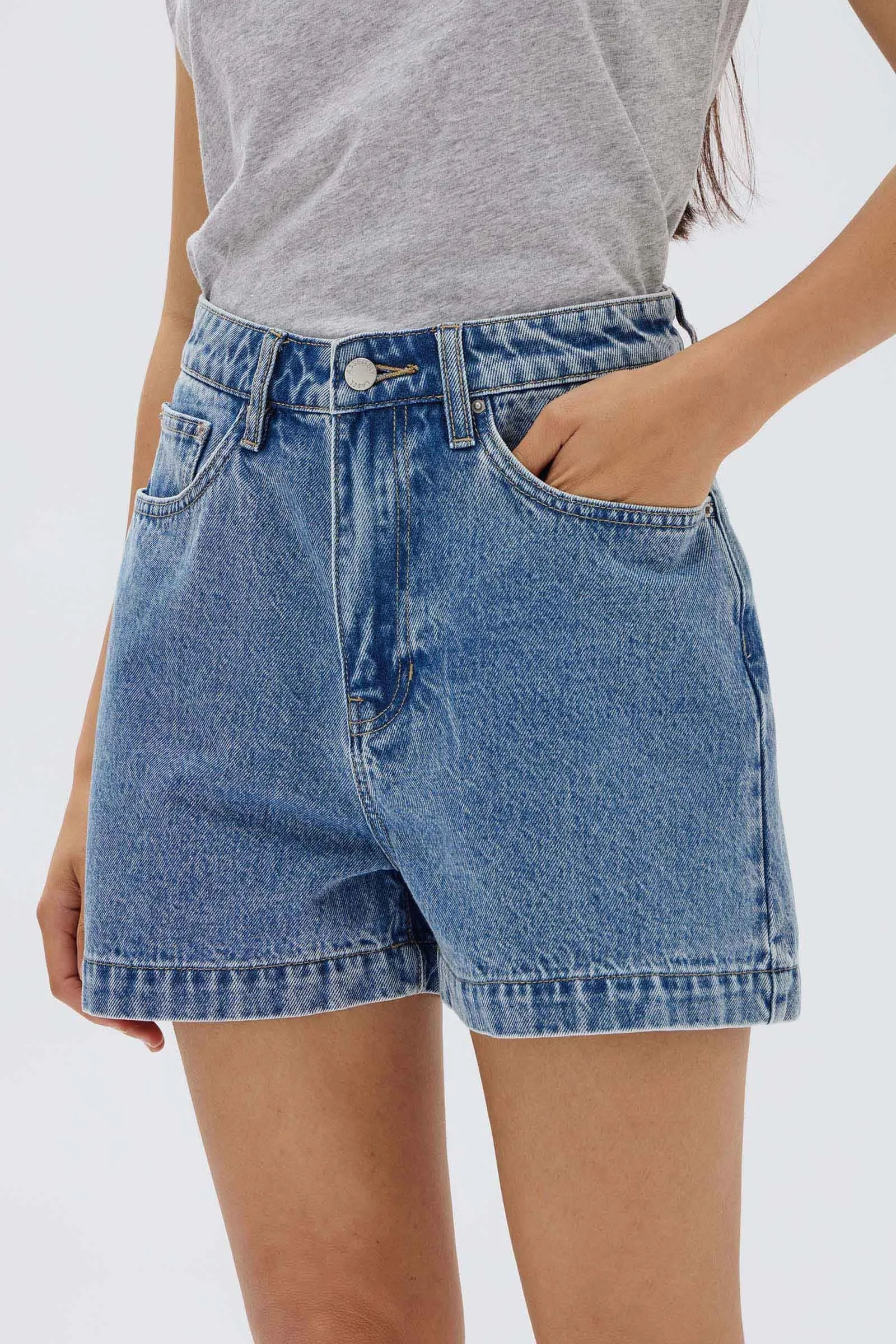 Boxy Denim Short