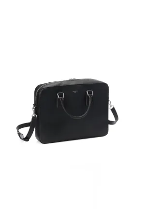 Briefcase en cuir saffiano