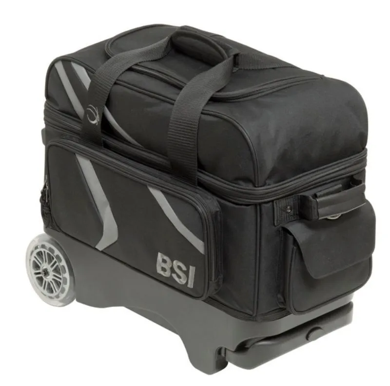 BSI Prime Double Roller Black/Charcoal Bowling Bag