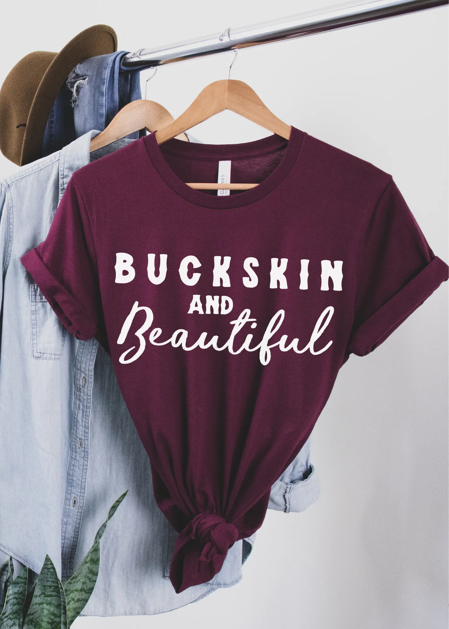 Buckskin & Beautiful Short Sleeve Tee