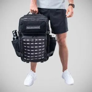 Built For Athletes Large Gym Backpack Black/White