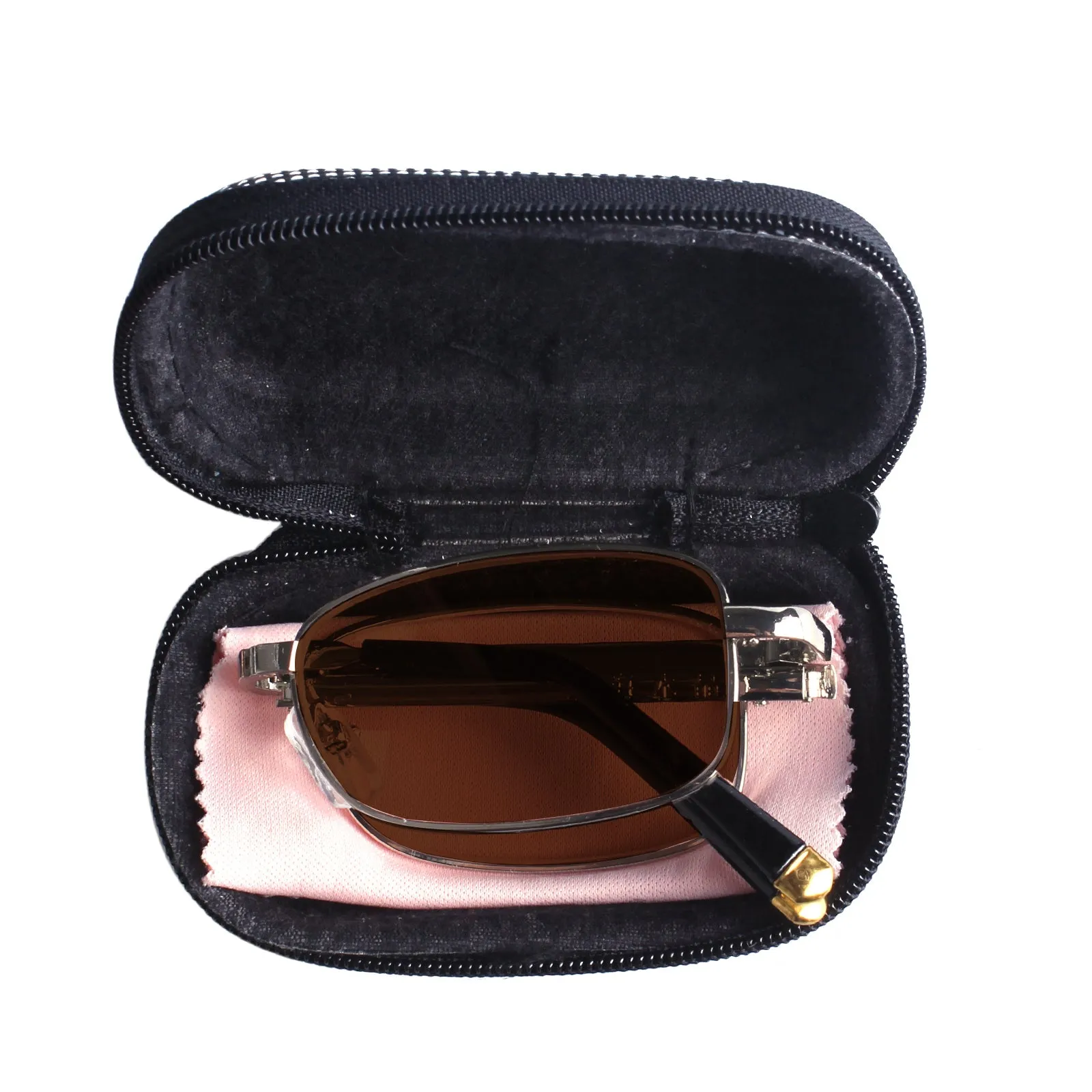 Cambridge Folding Tinted Brown Distance Glasses