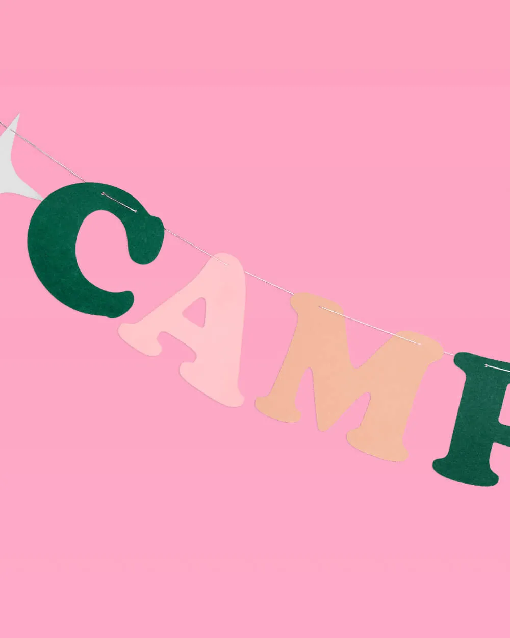 Camp Bride Banner - two piece banner