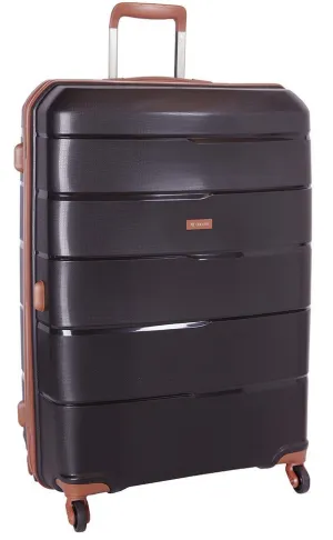 Cellini Spinn 74cm 4 Wheel Trolley Case | Black