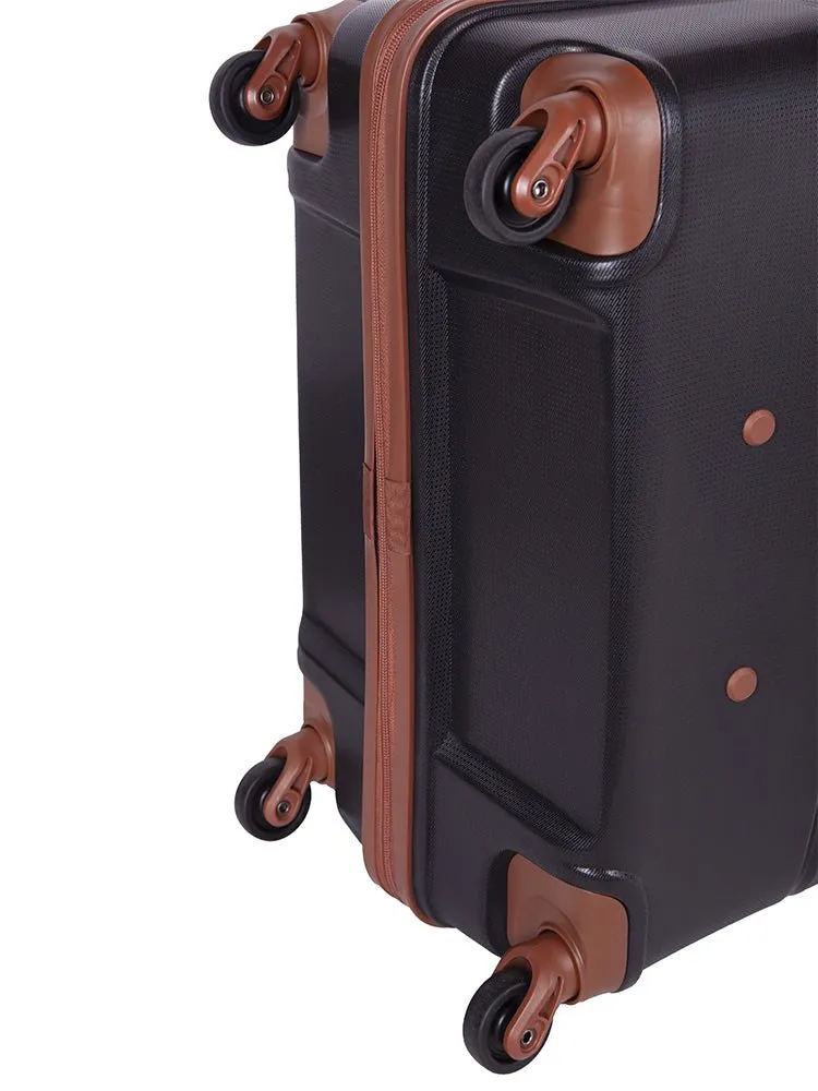 Cellini Spinn 74cm 4 Wheel Trolley Case | Black