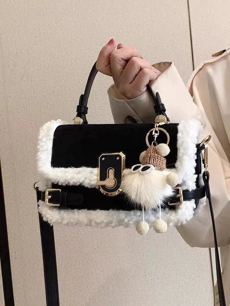 Cohen Faux Fur Square Bag