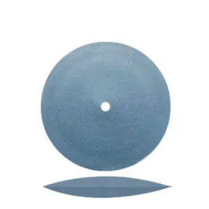 Dedeco® Classic Rubber Blue Knife Edge Wheels 7/8"