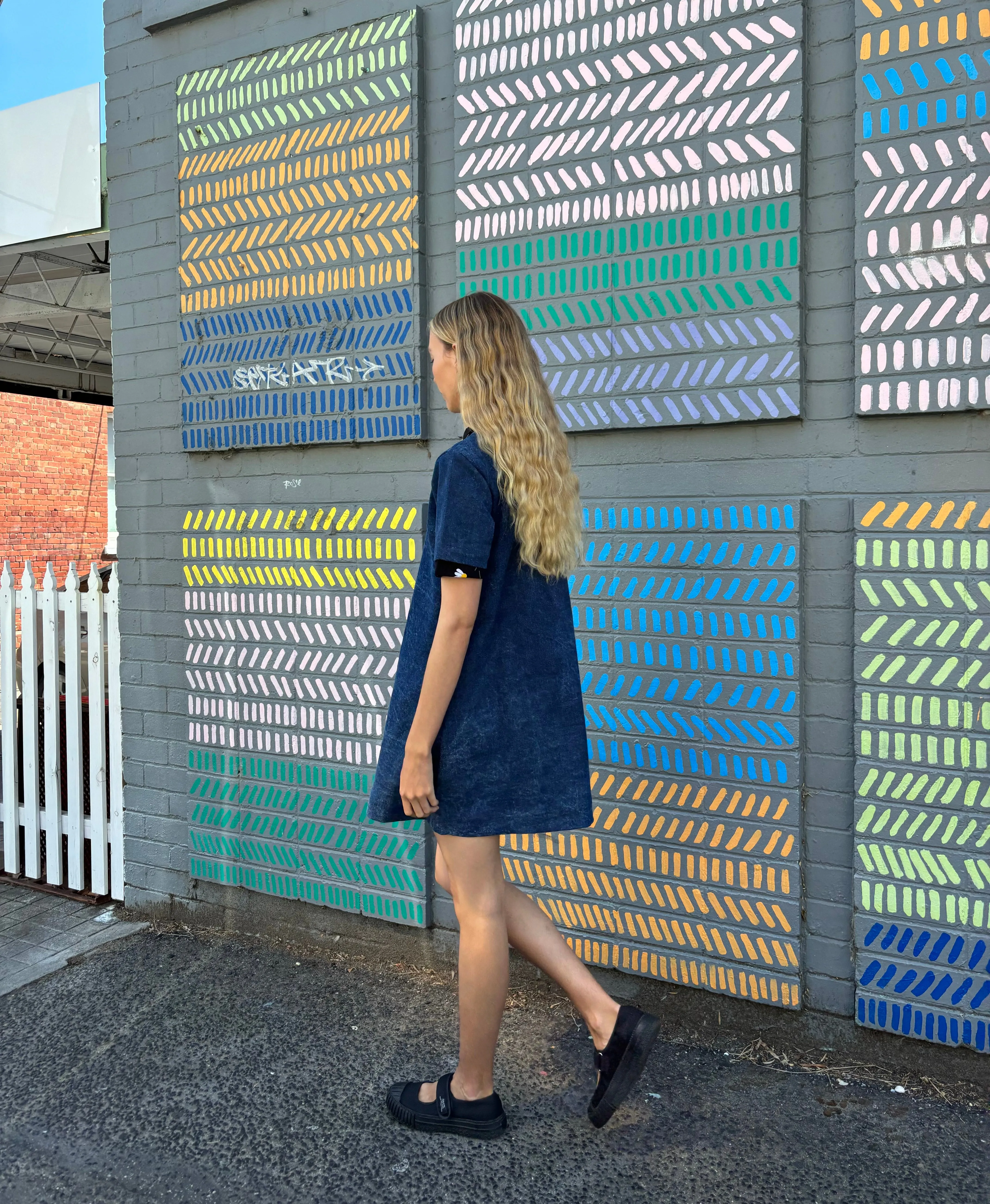 Denim Scoop Dress