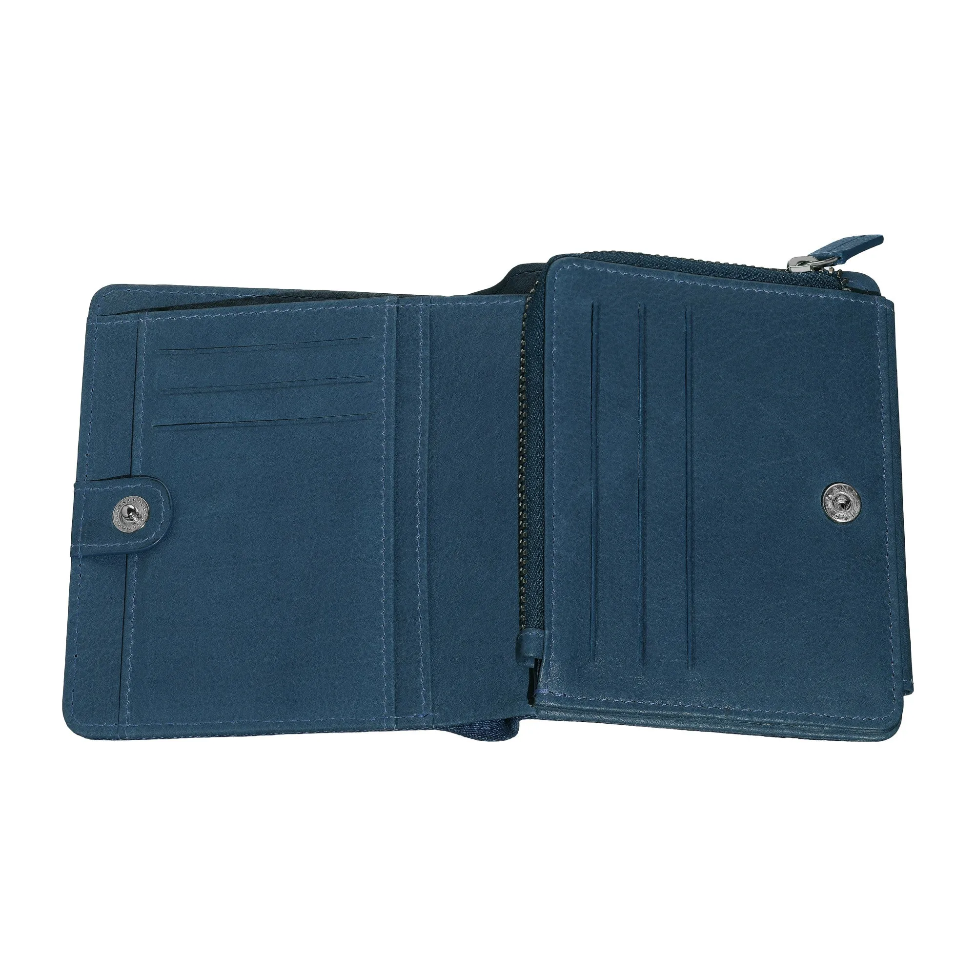 Denim Zipper Wallet